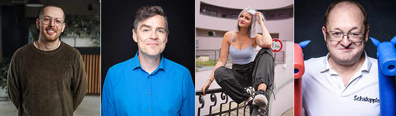 Yannick de la Pêche, Henning Schmidtke, Julia Brandner, Bademeister Schaluppke